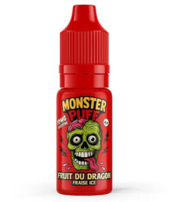 E-liquide Fruit du dragon Fraise Ice Monster Puff sel de nicotine 10 ml
