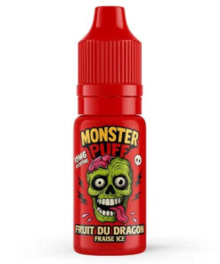 E-liquide Fruit du dragon Fraise Ice Monster Puff sel de nicotine 10 ml