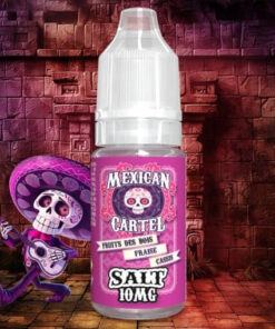E-liquide Fruits des Bois Fraise Cassis Mexican Cartel sel de nicotine 10 ml