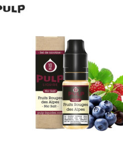 E-liquide Fruits Rouges des Alpes Pulp sel de nicotine 10 ml