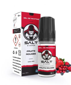 E-liquide Fruits Rouges Le French Liquide sel de nicotine 10 ml