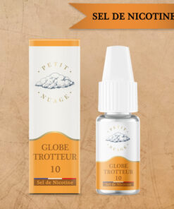 E-liquide Globe Trotteur Petit Nuage sel de nicotine 10 ml