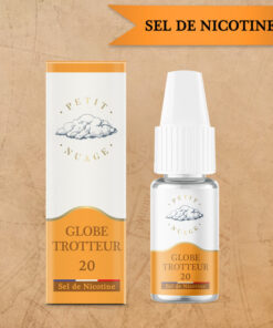 E-liquide Globe Trotteur Petit Nuage sel de nicotine 10 ml