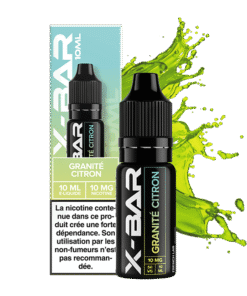 E-liquide Granite Citron X-Bar sel de nicotine 10 ml