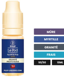 E-liquide Granité Fruits Bleus Pulp 10 ml