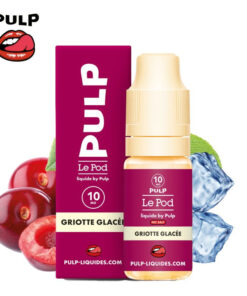 E-liquide Griotte Glacée Pulp sel de nicotine 10 ml