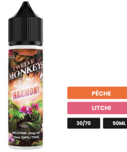 E-liquide Harmony 12 Monkeys 50 ml