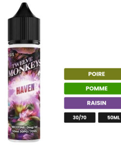 E-liquide Haven 12 Monkeys 50 ml
