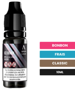 E-liquide Ice Bonbon Adalya sel de nicotine 10 ml