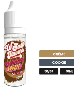 E-liquide Ice Cream Cookie Liquideo sel de nicotine 10 ml