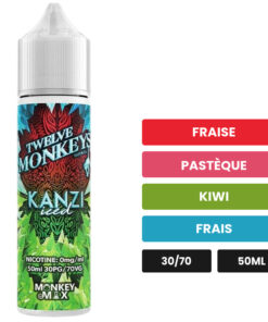 E-liquide Kanzi Iced 12 Monkeys 50 ml