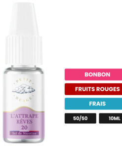 E-liquide L'Attrape Rêve Petit Nuage sel de nicotine 10 ml