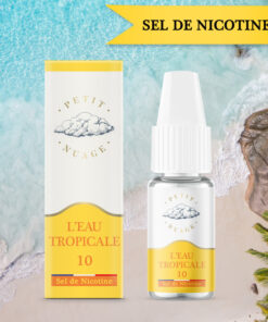 E-liquide L'Eau Tropicale Petit Nuage sel de nicotine 10 ml