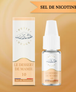 E-liquide Le Dessert de Mamie Petit Nuage sel de nicotine 10 ml