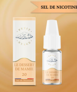 E-liquide Le Dessert de Mamie Petit Nuage sel de nicotine 10 ml
