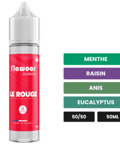 E-liquide Le Rouge Flawoor 50 ml