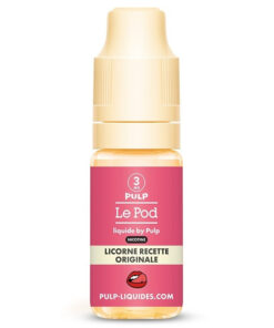 E-liquide Licorne Recette Originale Pulp sel de nicotine 10 ml