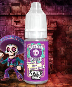 E-liquide Limonade Cassis Fleur de Sureau Mexican Cartel sel de nicotine 10 ml