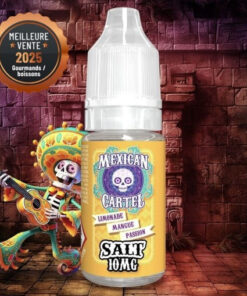 E-liquide Limonade Mangue Passion Mexican Cartel sel de nicotine 10 ml