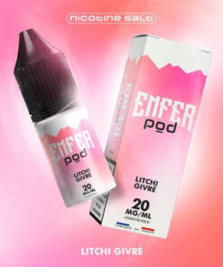 E-liquide Litchi Givré Vape 47 sel de nicotine 10 ml