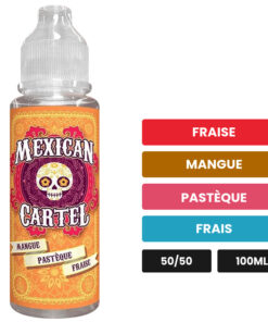 E-liquide Mangue Pastèque Fraise Mexican Cartel 100 ml