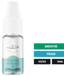 E-liquide Menthe Boréale Petit Nuage sel de nicotine 10 ml