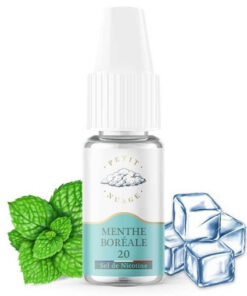 E-liquide Menthe Boréale Petit Nuage sel de nicotine 10 ml