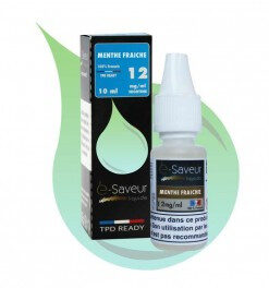 E-liquide Menthe Fraîche E-saveur 10 ml