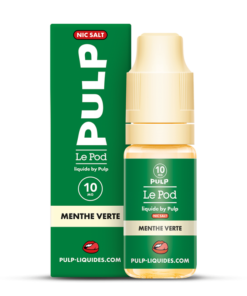 E-liquide Menthe Verte Pulp sel de nicotine 10 ml