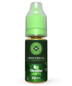 E-liquide Menthe Verte Montreal Original sel de nicotine 10 ml
