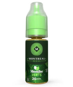 E-liquide Menthe Verte Montreal Original sel de nicotine 10 ml