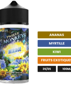 E-liquide Mirage 12 Monkeys 100 ml
