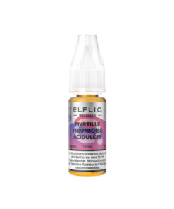 E-liquide Myrtille Framboise Acidulée Elfliq sel de nicotine 10 ml