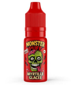 E-liquide Myrtille Glacée Monster Puff sel de nicotine 10 ml