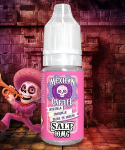 E-liquide Myrtille Groseille Fleur de Sureau Mexican Cartel sel de nicotine 10 ml