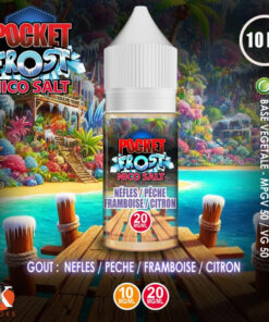 E-liquide Nèfles Pêche Framboise Citron Knoks sel de nicotine 10 ml