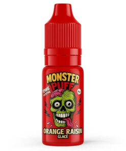 E-liquide Orange Raisin Glacé Monster Puff sel de nicotine 10 ml