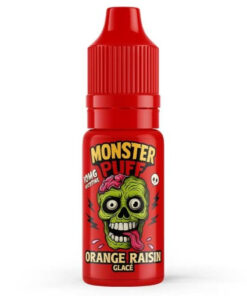 E-liquide Orange Raisin Glacé Monster Puff sel de nicotine 10 ml