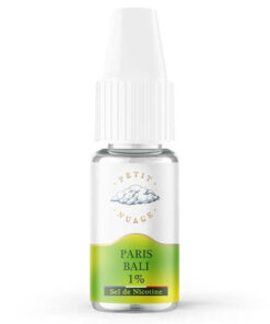 E-liquide Paris Bali Petit Nuage sel de nicotine 10 ml