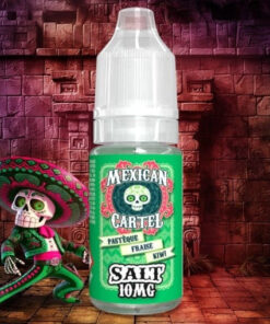 E-liquide Pastèque Fraise Kiwi Mexican Cartel sel de nicotine 10 ml