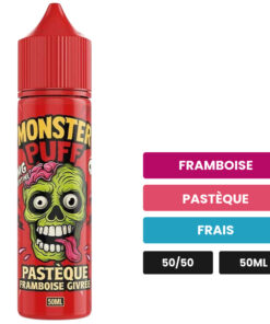 E-liquide Pastèque Framboise Givrée Monster Puff 50 ml