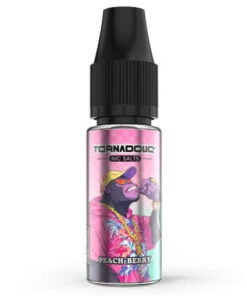 E-liquide Peach Berry Tornadoliq sel de nicotine 10 ml