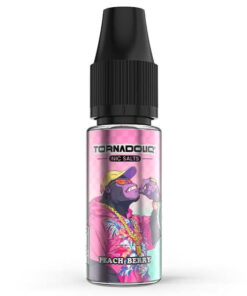 E-liquide Peach Berry Tornadoliq sel de nicotine 10 ml