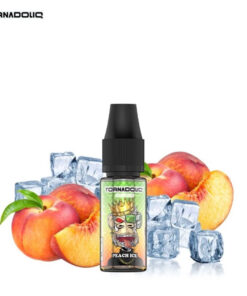 E-liquide Peach Ice Tornadoliq sel de nicotine 10 ml