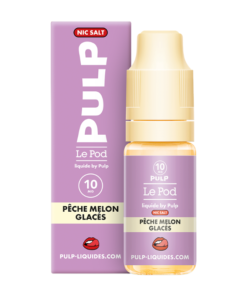 E-liquide Pêche Melon Glaces Pulp sel de nicotine 10 ml