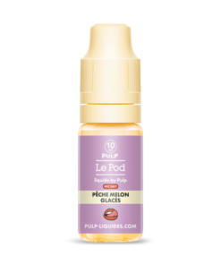 E-liquide Pêche Melon Glaces Pulp sel de nicotine 10 ml