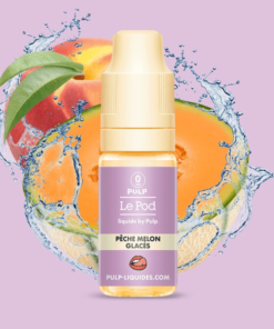 E-liquide Pêche Melon Glaces Pulp sel de nicotine 10 ml