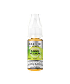 E-liquide Pomme Acidulée Elfliq sel de nicotine 10 ml