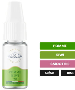 E-liquide Pomme Kiwi Petit Nuage sel de nicotine 10 ml