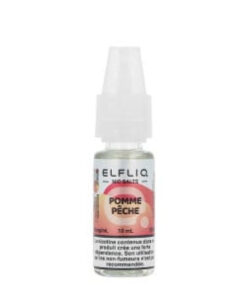 E-liquide Pomme Pêche Elfliq sel de nicotine 10 ml
